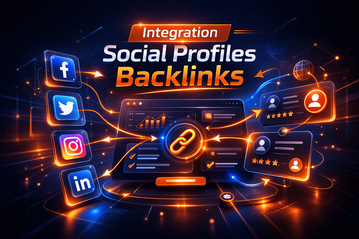 Integration Social Profiles Backlinks